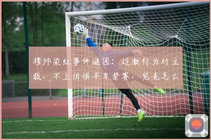 穆帅染红事件谜团：过激行为对主裁，不上诉惧半年禁赛，究竟怎么回事